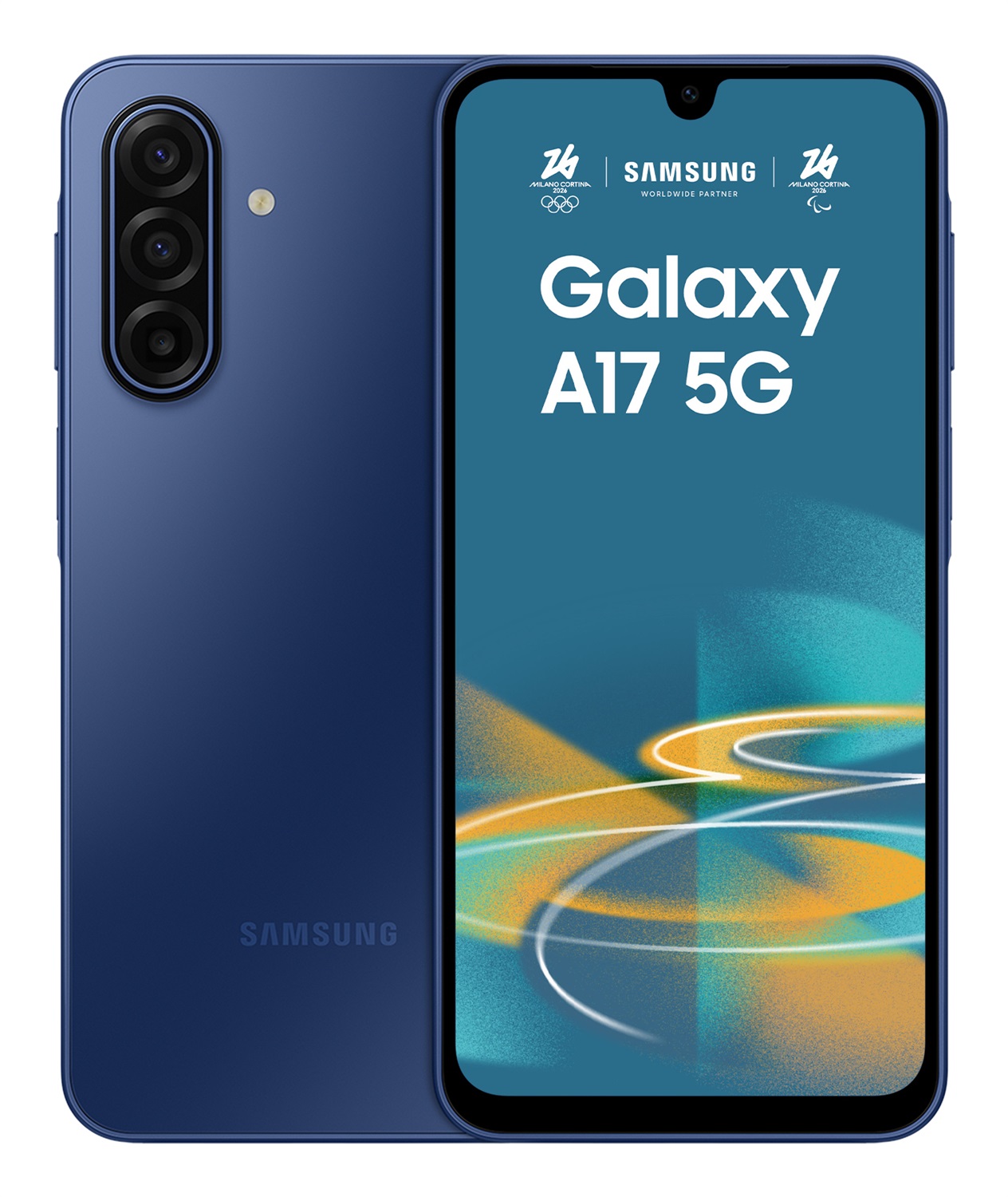 Samsung Galaxy A17 5G, Display sAMOLED 6.7'', 8GB RAM, 256GB, Batteria 5000 mAh, Resistenza IP54, Memoria espandibile fino a 2TB, Dual SIM, Colore Blue