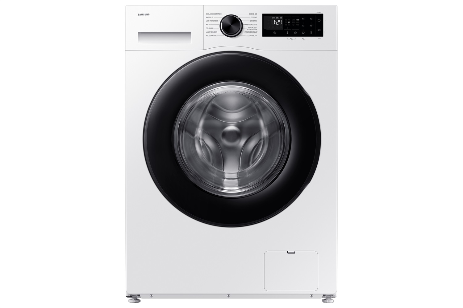 Samsung Lavatrice Crystal Clean 10Kg WW10FG5U34AEET - Caricamento Frontale, Classe A, 14 Programmi, 72 dB, Intelligenza Artificiale AI Control