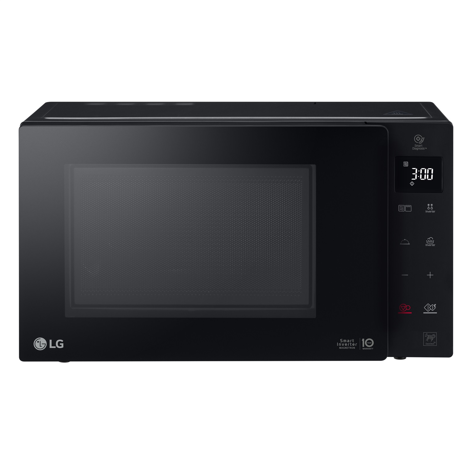 LG MH6535GIB Forno Microonde Combinato con Grill Smart Inverter, 25L, 1150W, Nero Fumè