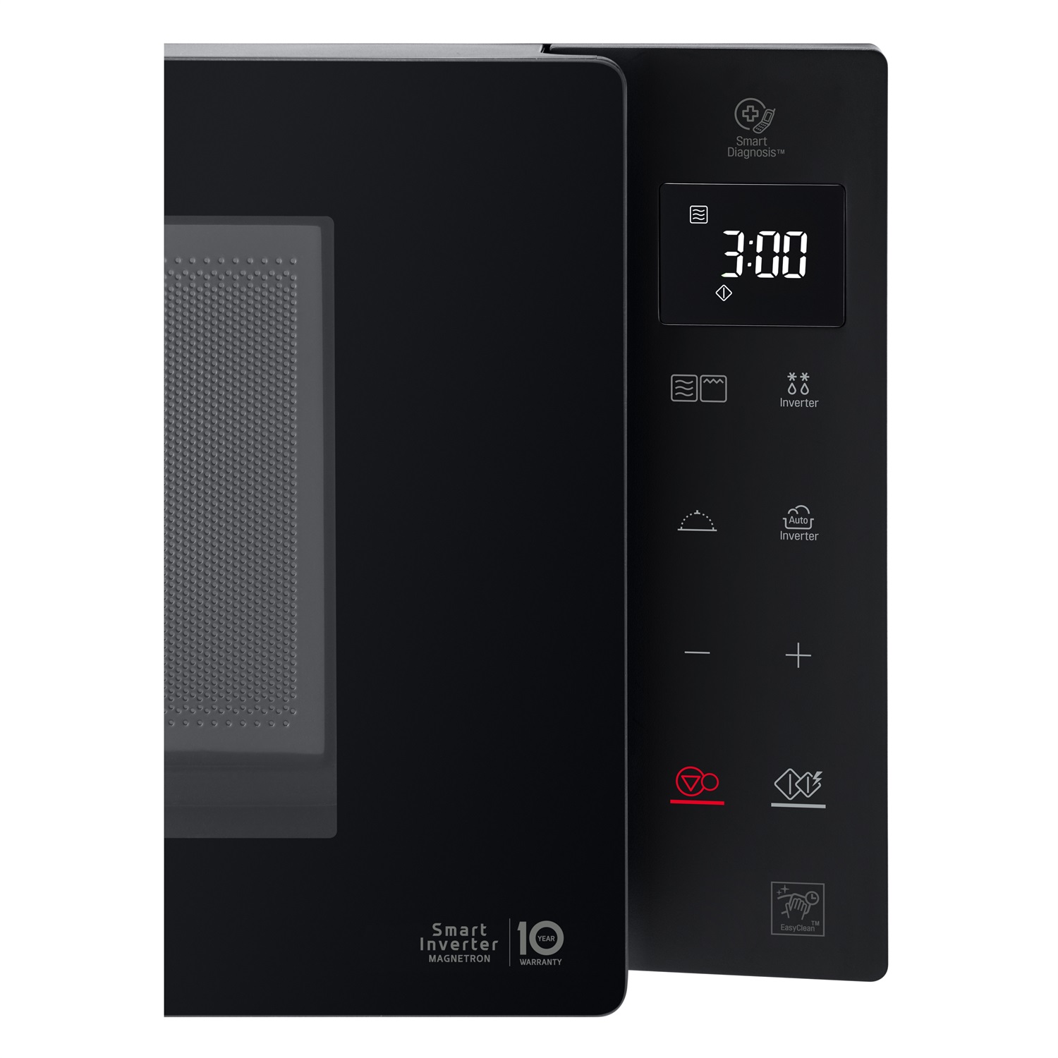 LG MH6535GIB Forno Microonde Combinato con Grill Smart Inverter, 25L, 1150W, Nero Fumè