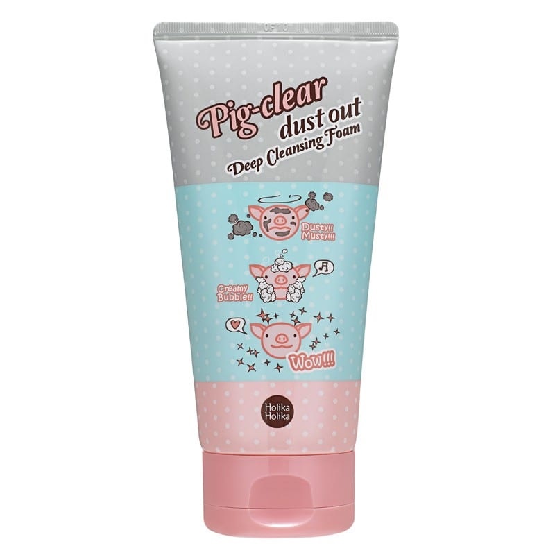 Holika Holika Pig Nose Clear Detergente per il Viso Mousse 150 ml - Pulizia Profonda per Pelle Stanca