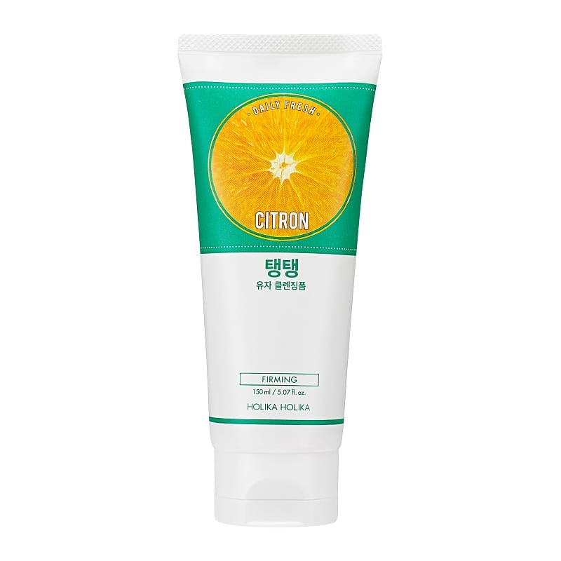 Holika Holika Daily Fresh Citron Cleansing Foam - Schiuma Detergente per il Viso 150 ml con Estratto di Limone