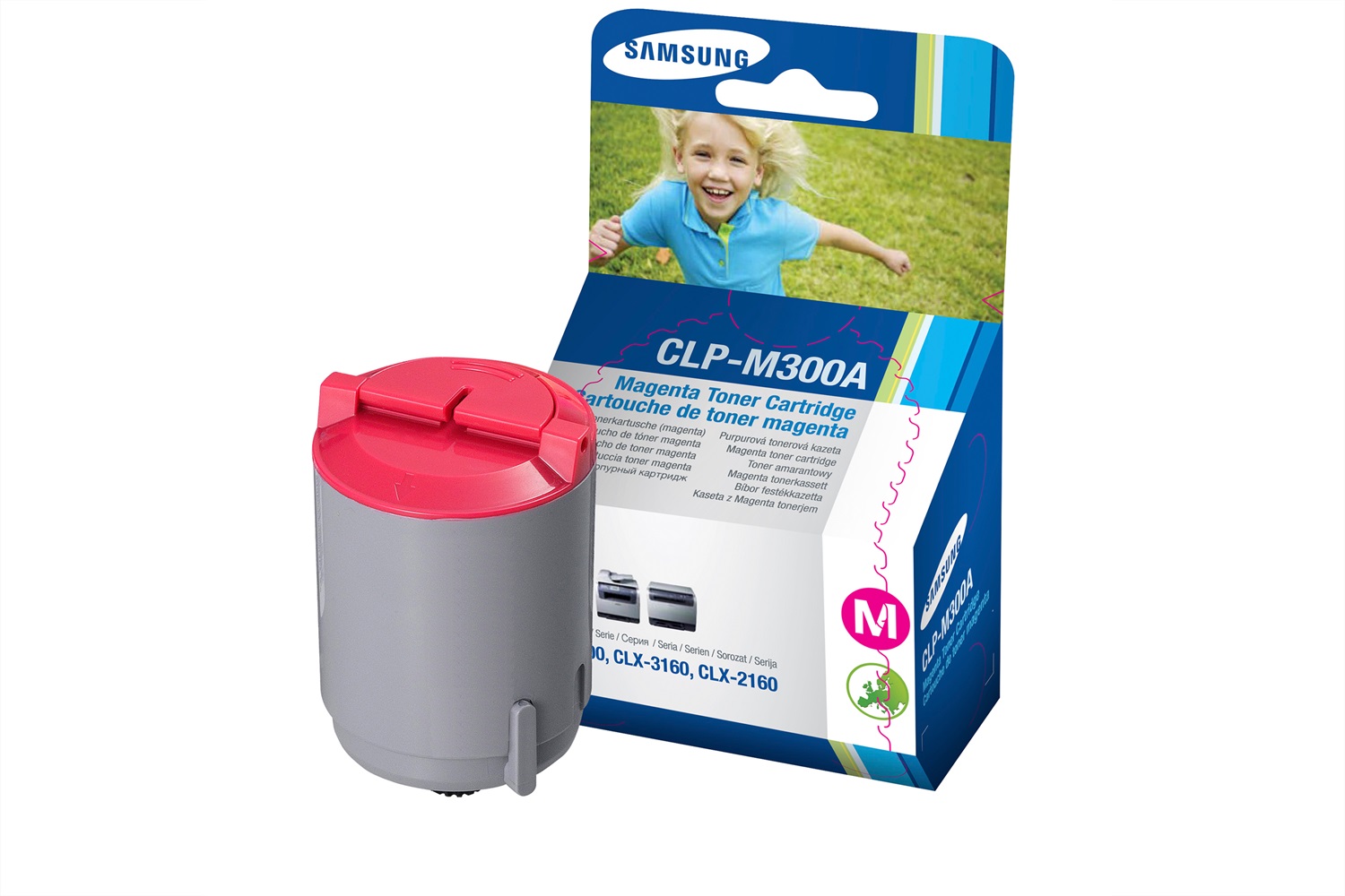 Samsung CLP-M300A Toner Originale Magenta - 1.000 Pagine per Stampanti e Multifunzione Laser