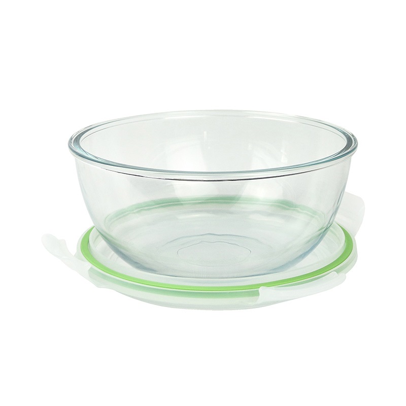 Glasslock Ciotola in Vetro Temperato da 2L con Coperchio Ermetico BPA-Free