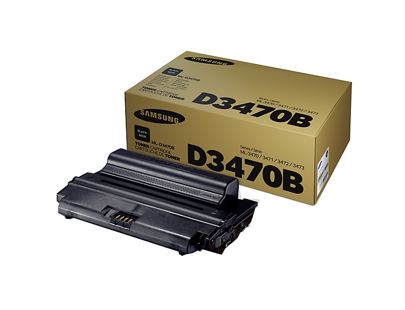 Samsung ML-D3470B Cartuccia Toner Originale Nero - Alta Capacità Fino a 10.000 Pagine, Compatibile con ML-3470D e ML-3471ND