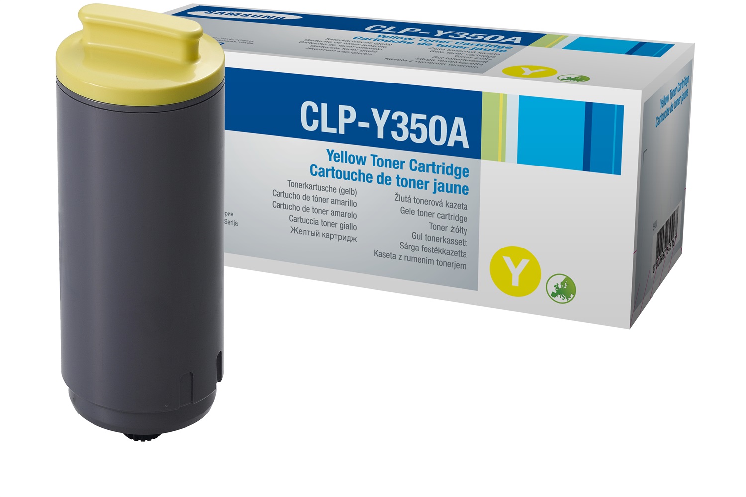 Samsung CLP-Y350A Cartuccia Toner Originale Giallo - 2000 Pagine per Stampanti CLP-350N