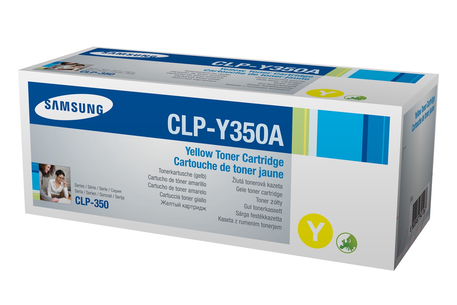 Samsung CLP-Y350A Cartuccia Toner Originale Giallo - 2000 Pagine per Stampanti CLP-350N