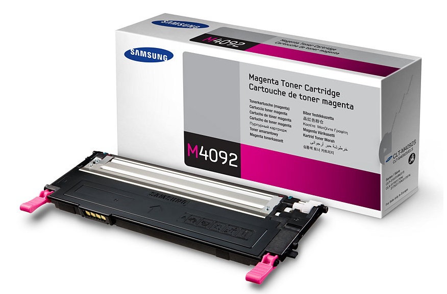 Samsung CLT-M4092S Cartuccia Toner Originale Magenta - 1000 Pagine, Compatibile con CLP-310/310N/315/315W e CLX-3170FN/3175/3175FN/3175FW
