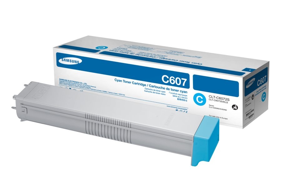 Samsung CLT-C6072S Cartuccia Toner Originale Ciano - 15000 copie, Compatibile con CLX-9250ND/CLX-9252