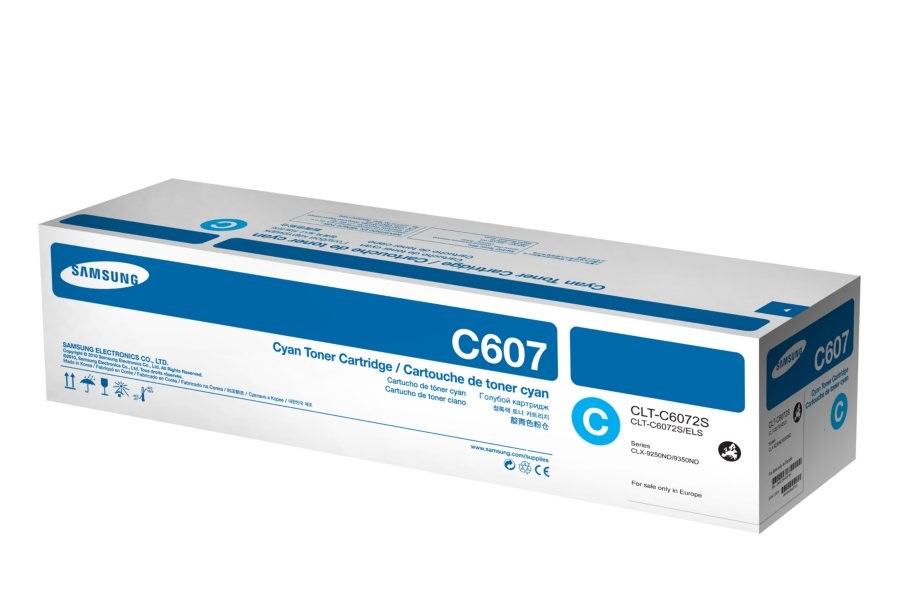 Samsung CLT-C6072S Cartuccia Toner Originale Ciano - 15000 copie, Compatibile con CLX-9250ND/CLX-9252