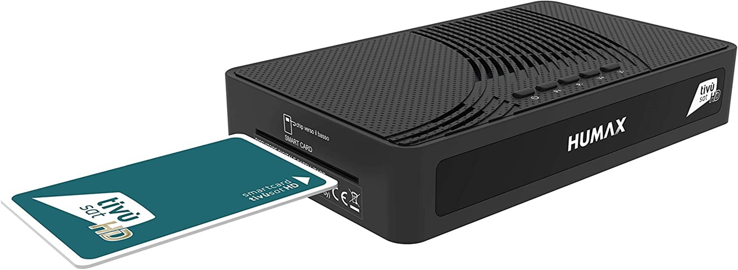 Humax 5001735 Set-Top Box TV Cavo Full HD Nero con Scheda Tivùsat e Funzione di Registrazione