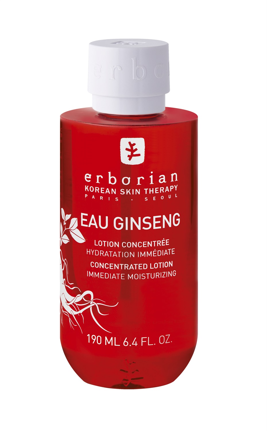 Erborian Eau Ginseng Lozione Tonica Idratante 190 ml - Illumina e Purifica la Pelle
