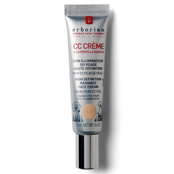 Erborian CC Cream Clair 15ml - Crema Colorata Idratante con SPF 25 per una Carnagione Perfetta