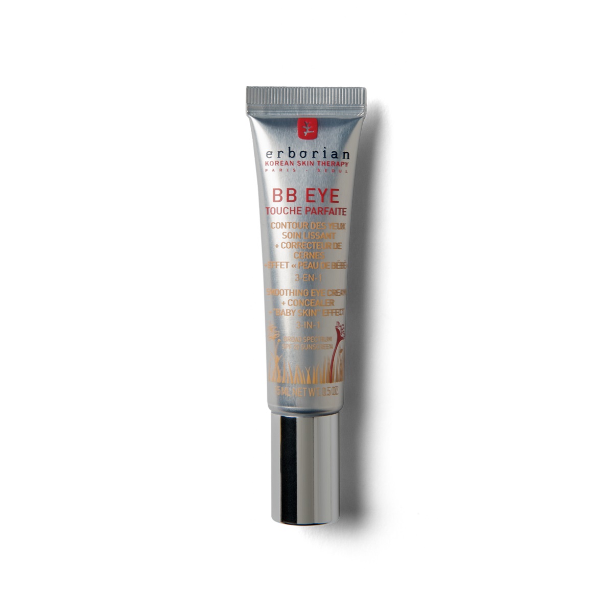 Erborian BB Eye Touche Parfaite 15ml - Crema Contorno Occhi e Correttore Antirughe con SPF 20