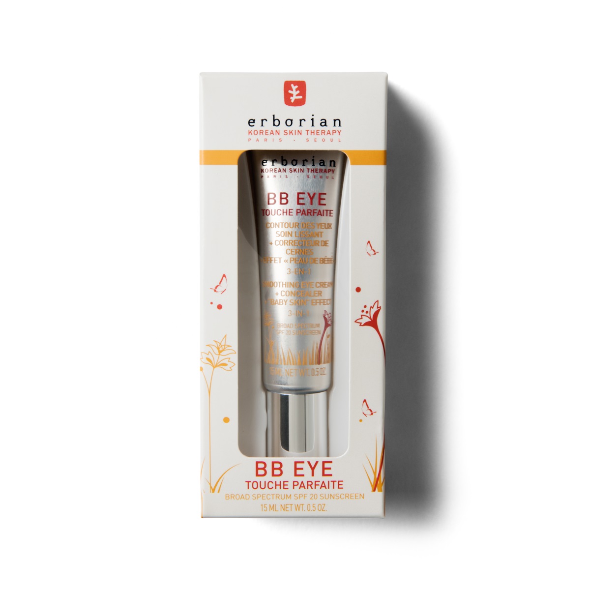Erborian BB Eye Touche Parfaite 15ml - Crema Contorno Occhi e Correttore Antirughe con SPF 20
