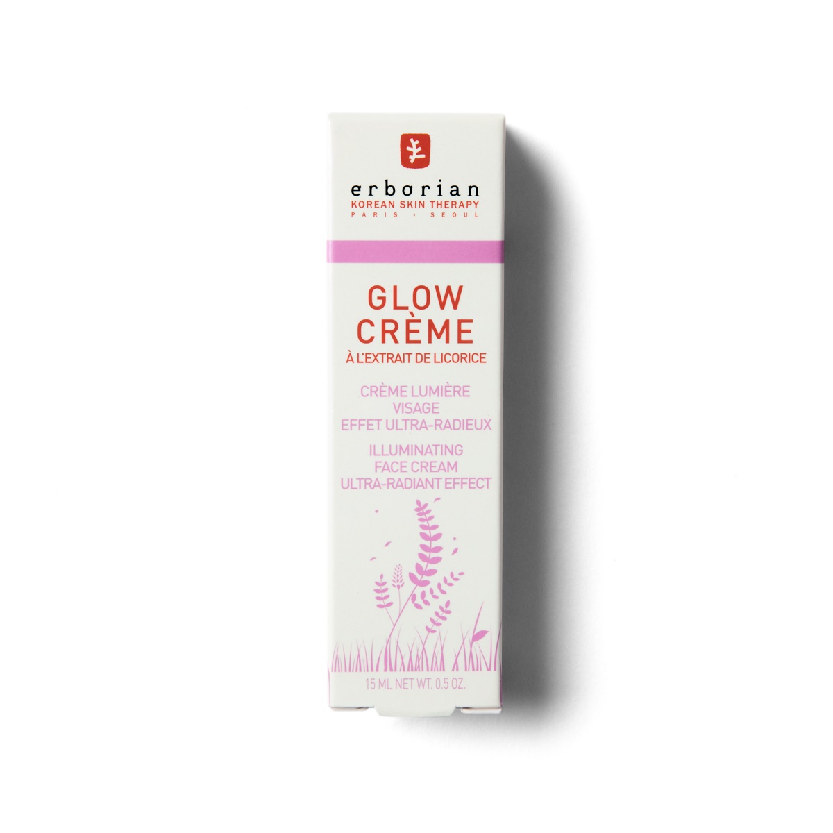 Erborian Glow Crème 15ml - Crema Viso Illuminante con Effetto Radioso e Idratante