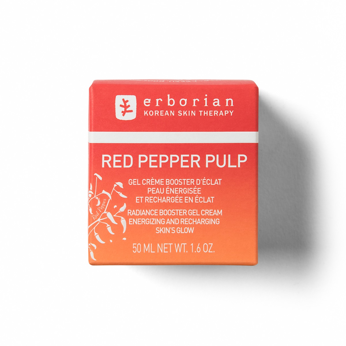 Erborian Red Pepper Pulp 50ml - Crema Gel Idratante Illuminante al Peperoncino Dolci