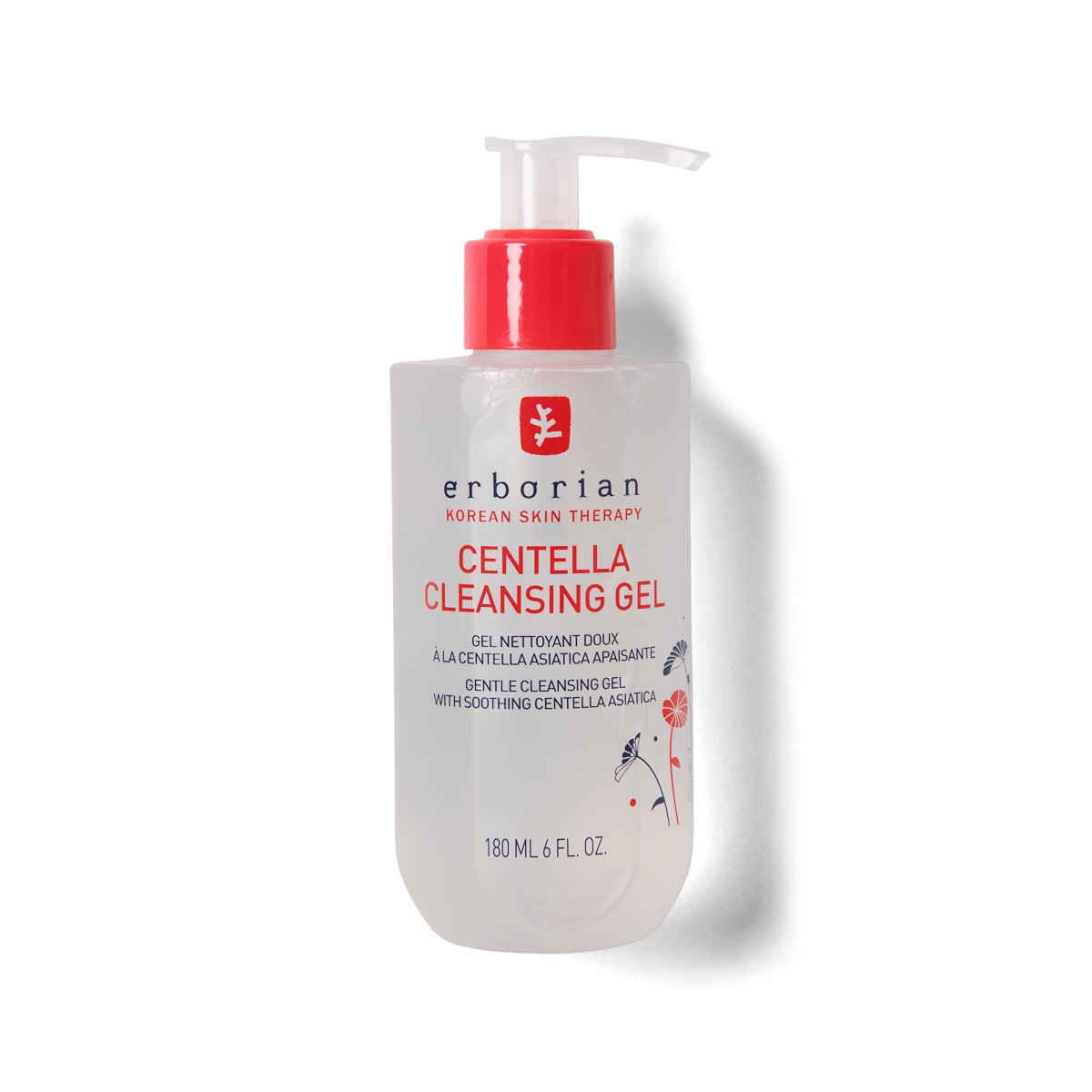 ERBORIAN Centella Cleansing Gel 180ml - Gel Detergente Delicato con Centella Asiatica Lenitiva