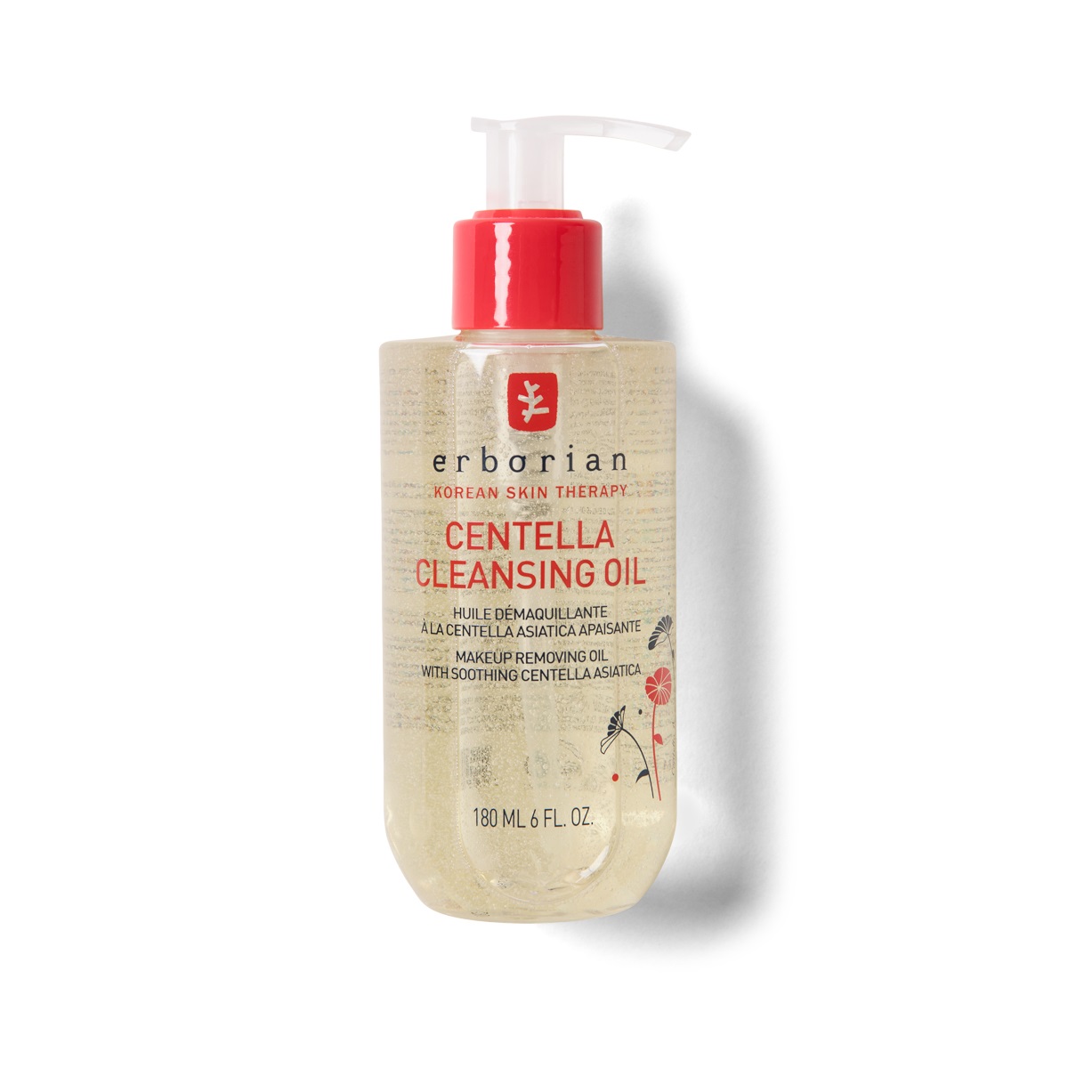 ERBORIAN Centella Cleansing Oil 180ml - Olio Detergente Lenitivo con Centella Asiatica e Oli Botanici