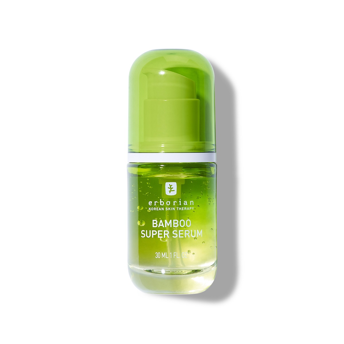 Erborian Bamboo Super Serum 30ml - Siero Viso Idratante con 80% Estratti di Bambù e Acido Ialuronico