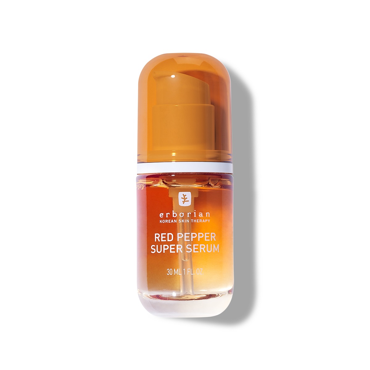 Erborian Red Pepper Super Serum 30ml - Siero Viso Energizzante e Illuminante con 80% di Estratto di Pepe Rosso