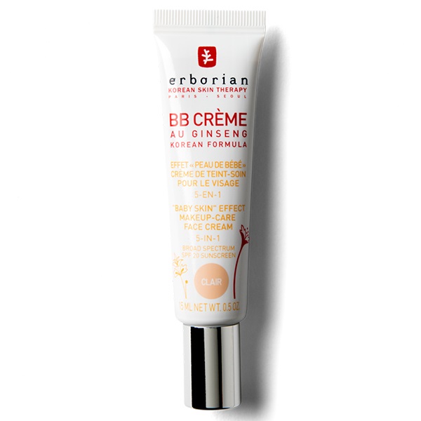 Erborian BB Crème Clair 40ml - Crema Colorata con SPF 20, Effetto Pelle di Bambino, Idratante e Nutriente
