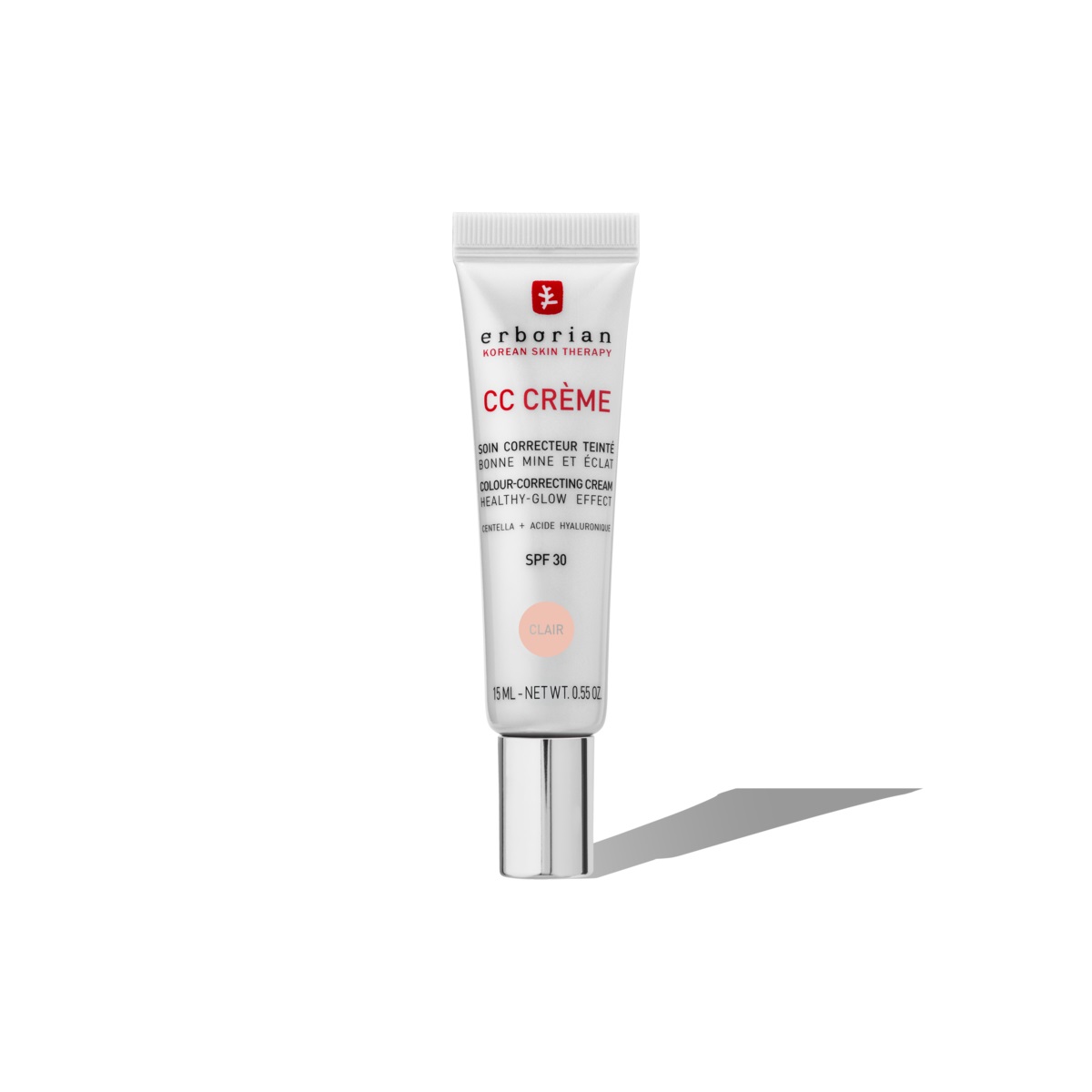 Erborian CC Crème Clair 15 ml - Crema Illuminante con Centella Asiatica e SPF 30