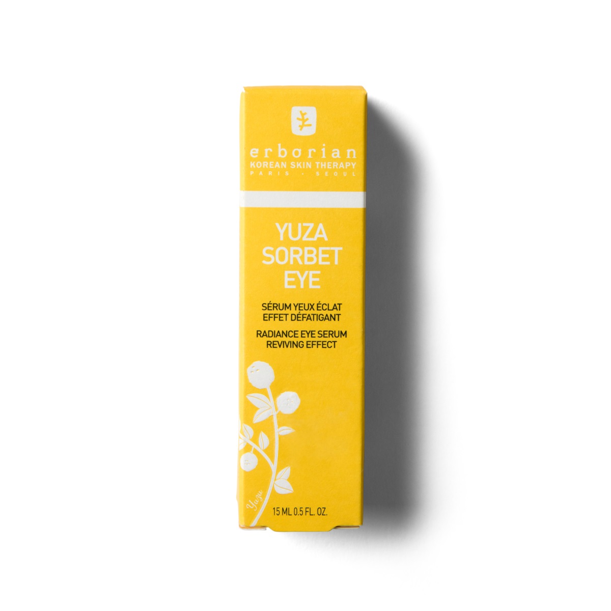 Erborian Yuza Sorbet Eye - Siero Gel Contorno Occhi Idratante 15 ml con Succo di Yuza e Vitamina E