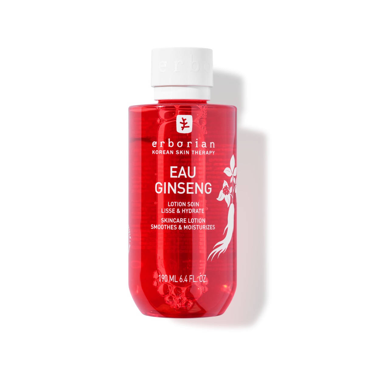 Erborian Eau Ginseng 190ml - Tonico Viso Idratante e Illuminante con Estratto di Ginseng