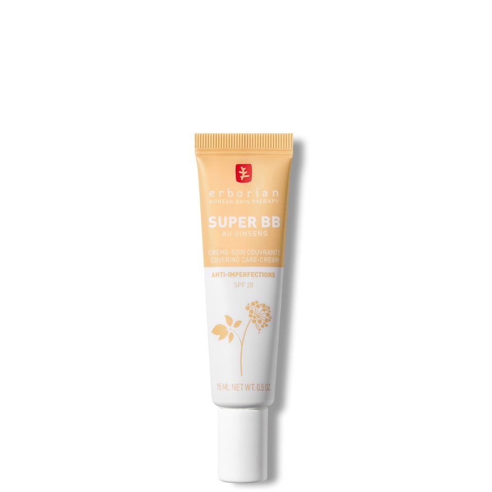 Erborian Super BB Cream Nude 15ml - BB Crema Idratante Anti-imperfezioni con SPF 20 per Pelle Universale