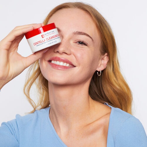 Erborian Centella Cleansing Balm 80g - Balsamo Detergente Delicato per Viso e Contorno Occhi con Centella Asiatica