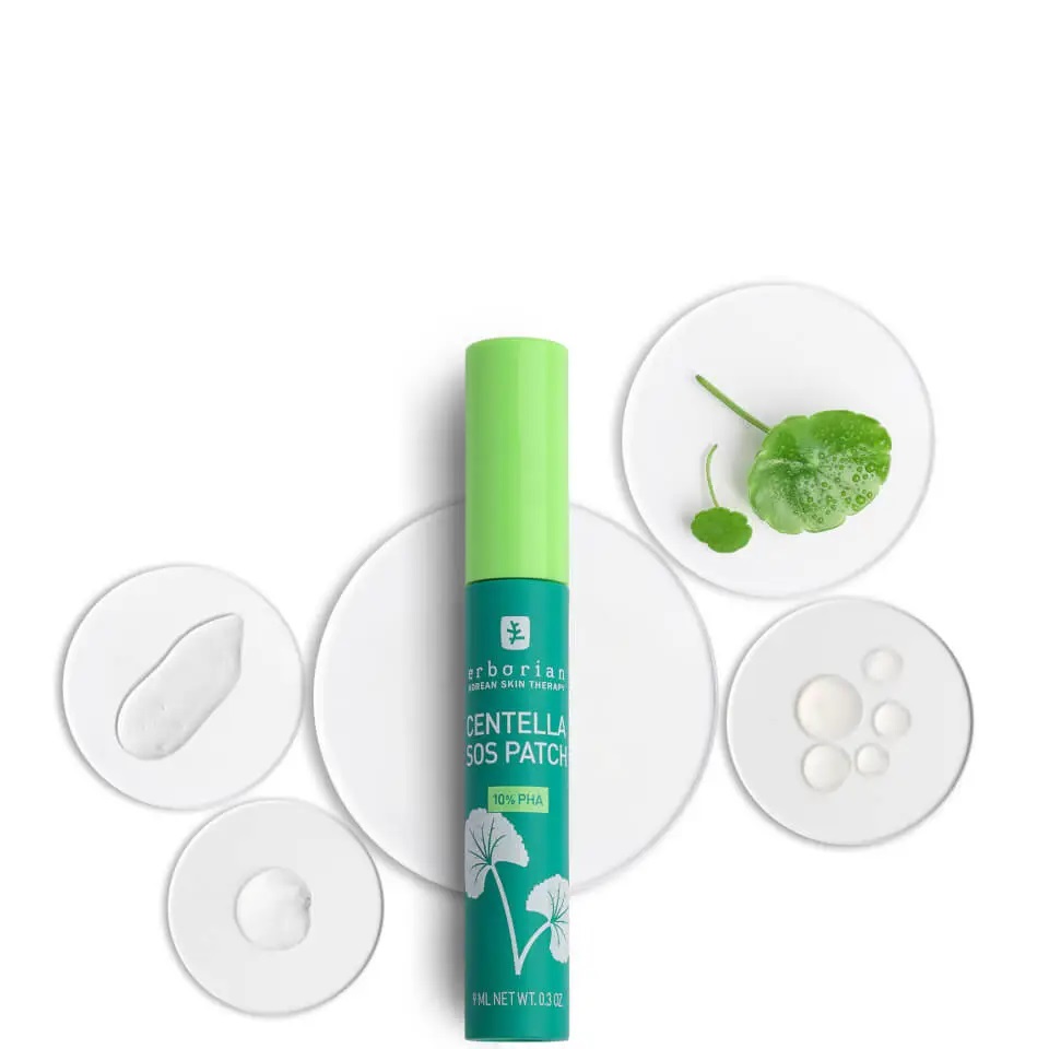 Erborian Centella SOS Patch Gel 9 ml - Trattamento Anti-Imperfetti per Pelle Acneica