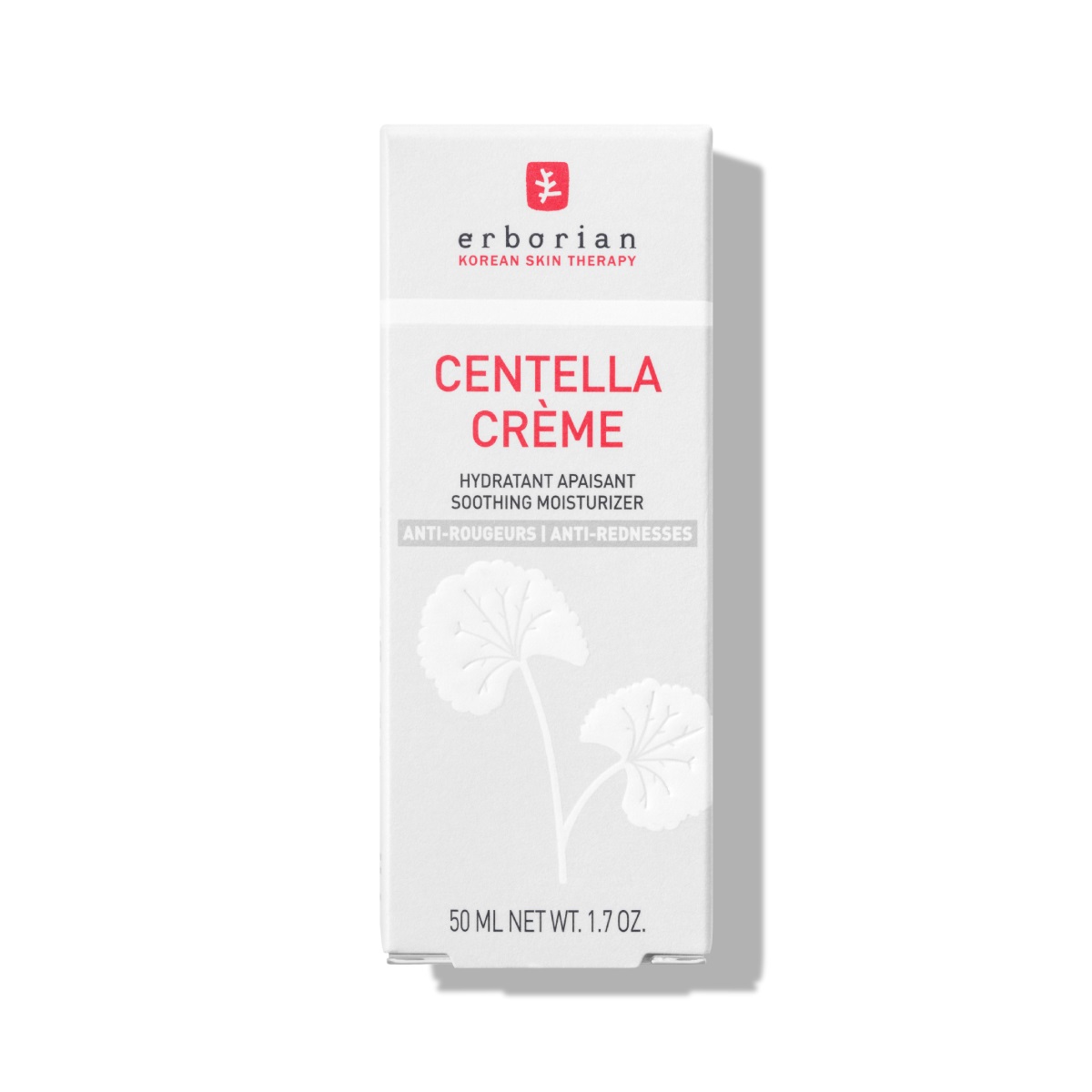 ERBORIAN Centella Crème 50ml - Crema Idratante Lenitiva con Acido Ialuronico per Tutti i Tipi di Pelle
