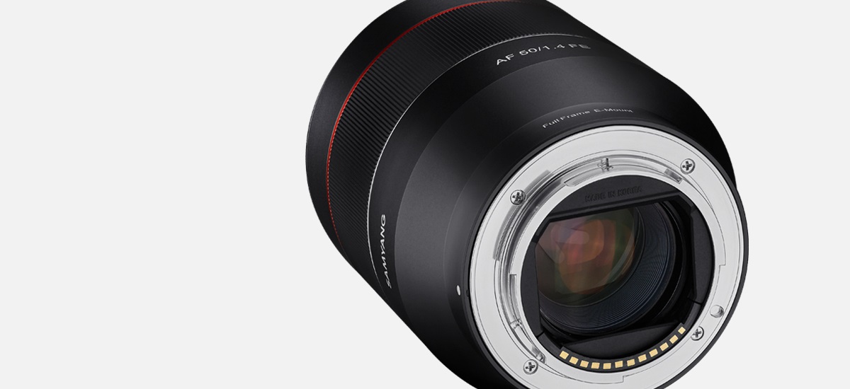 Samyang AF 50mm f/1.4 FE per Sony E-Mount - Obiettivo Autofocus Nero, Full Frame e APS-C, Garanzia 5 Anni Fowa