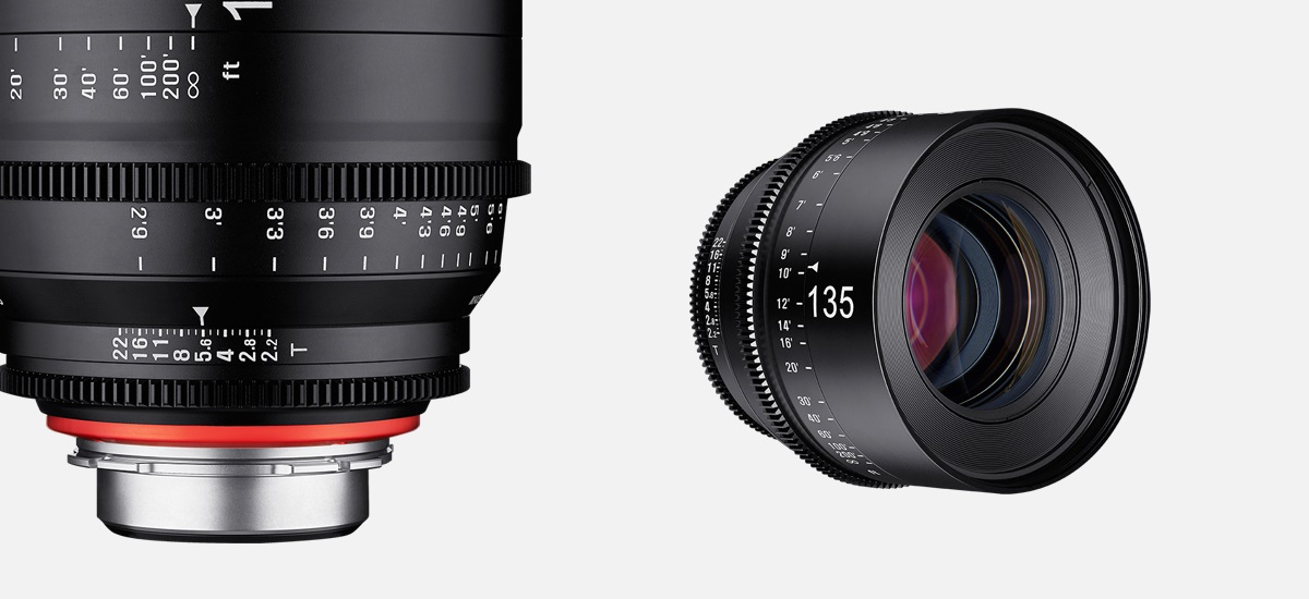 Samyang XEEN 135mm T2.2 PL Mount Nero - Obiettivo Cine Full Frame per Produzioni 4K