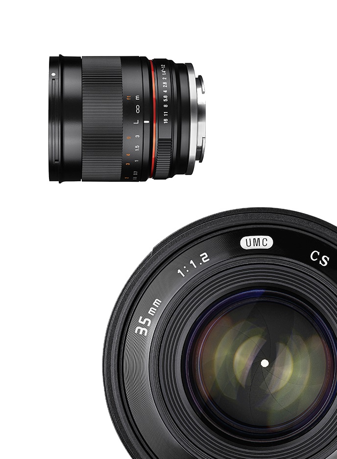 Samyang 35mm F1.2 ED AS UMC CS - Obiettivo Grandangolare per Sony E, Apertura F/1.2, Compatibile con Fotocamere Mirrorless APS-C