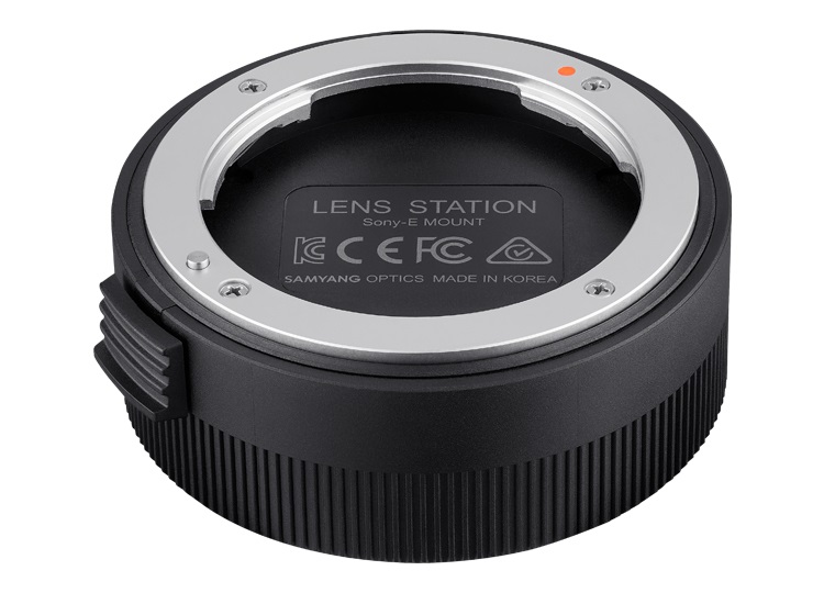 Samyang SA7031 Lens Station per obiettivi AF Sony E - Aggiornamento firmware, messa a fuoco e apertura, Nero