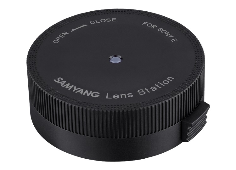 Samyang SA7031 Lens Station per obiettivi AF Sony E - Aggiornamento firmware, messa a fuoco e apertura, Nero