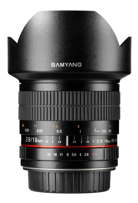 Samyang 10mm f/2.8 ED AS NCS CS Obiettivo Ultra Grandangolare per Canon EF-S