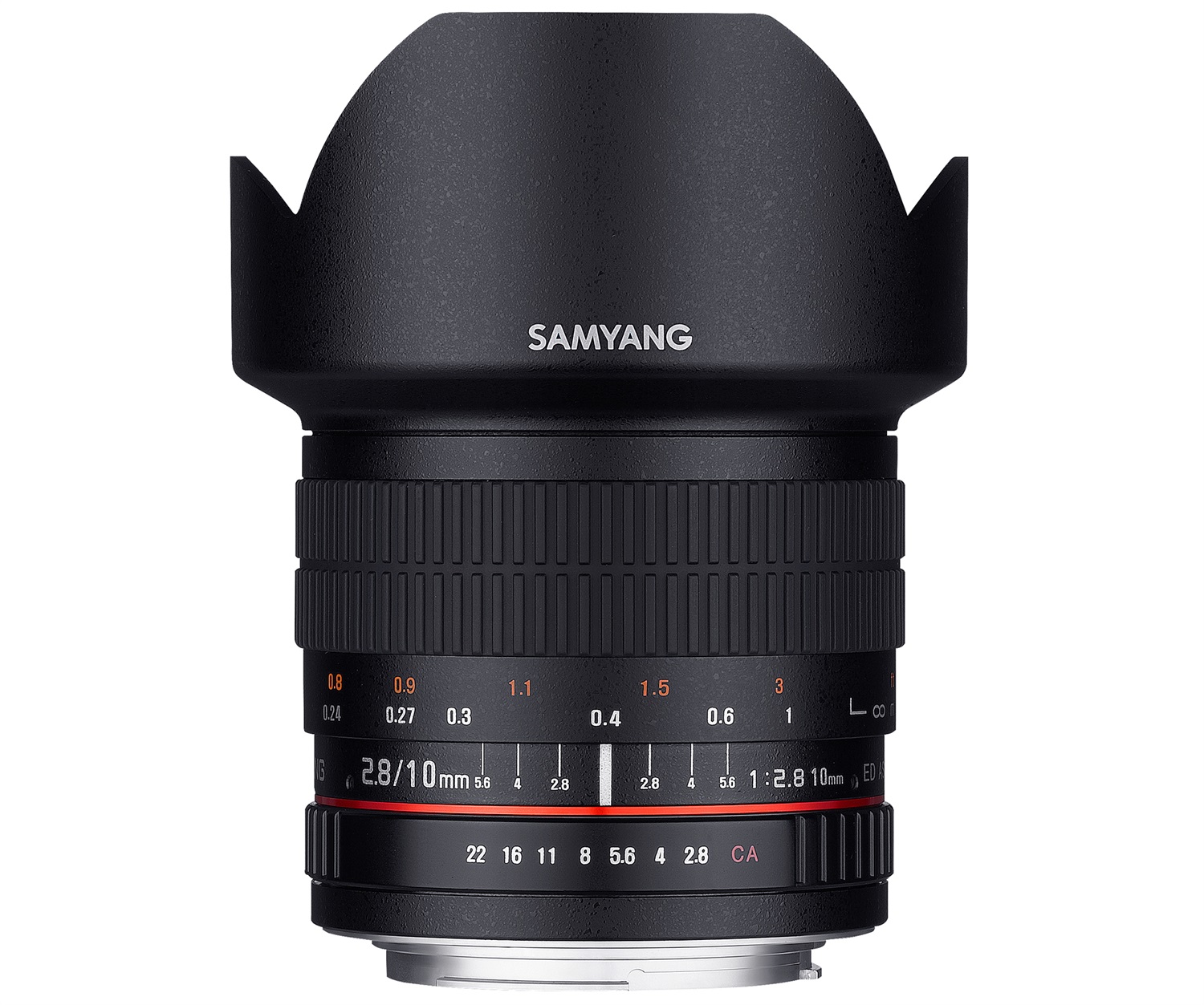 Samyang 10mm f/2.8 ED AS NCS CS - Obiettivo supergrandangolare per Nikon APS-C, Manual Focus