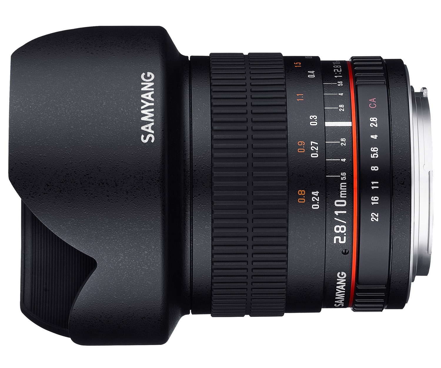 Samyang 10mm f/2.8 ED AS NCS CS - Obiettivo supergrandangolare per Nikon APS-C, Manual Focus
