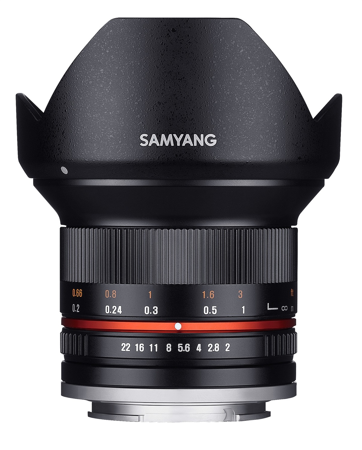 Samyang 12mm F2.0 NCS CS Obiettivo Grandangolare Pancake per Micro 4/3 - Angolo di Vista 98,9 Gradi, Ideale per Architettura e Paesaggi