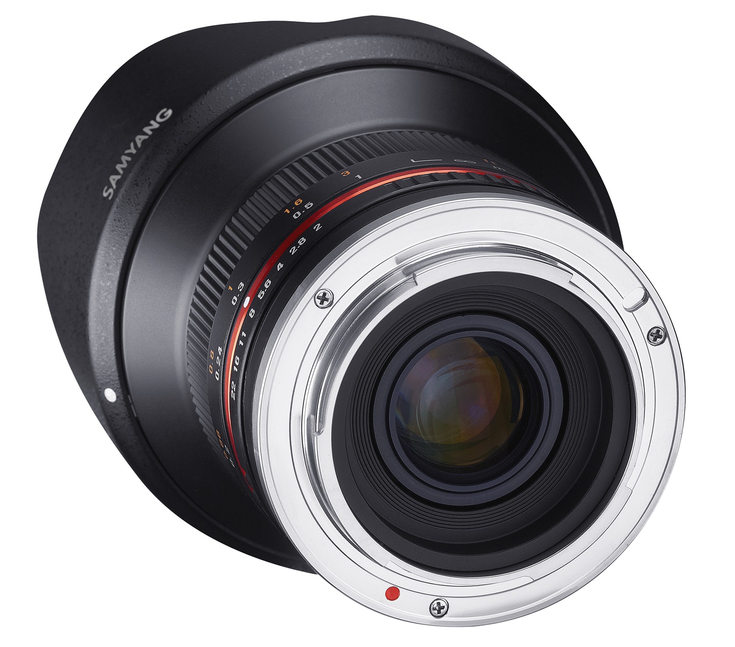 Samyang 12mm F2.0 NCS CS Obiettivo Grandangolare Pancake per Micro 4/3 - Angolo di Vista 98,9 Gradi, Ideale per Architettura e Paesaggi