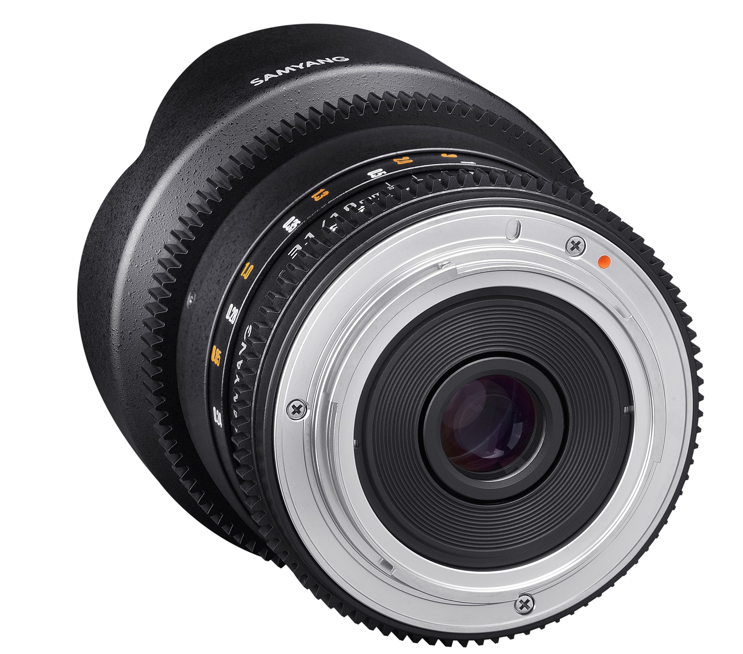 Samyang 10mm T3.1 VDSLR ED AS NCS CS - Obiettivo Cinematografico Supergrandangolare per APS-C con Ghiere Dentate