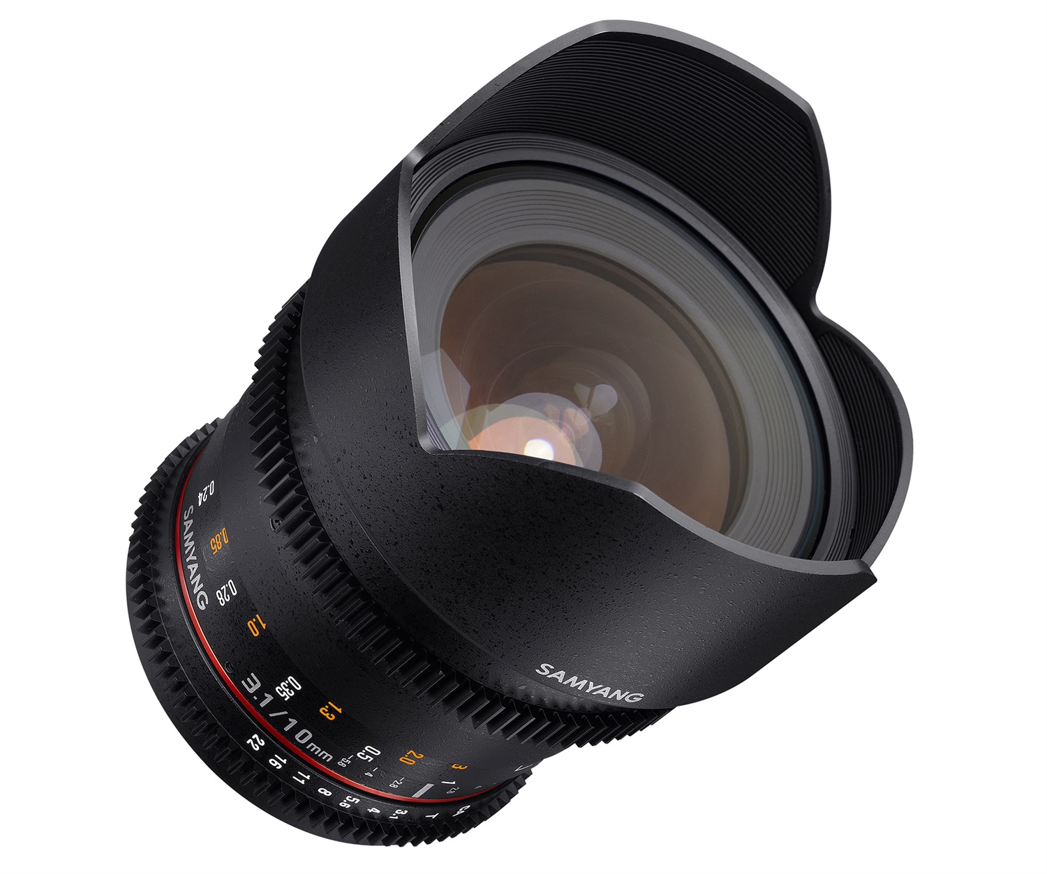 Samyang 10mm T3.1 VDSLR ED AS NCS CS II Obiettivo Supergrandangolare per APS-C - Ideale per Video Professionali