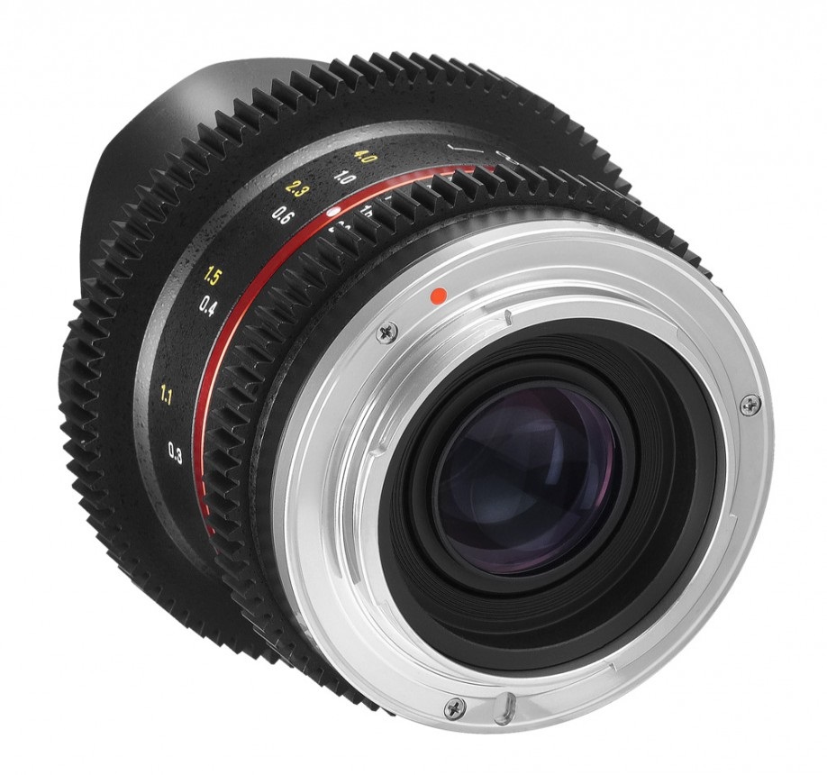 Samyang 8mm T3.1 V-DSLR UMC Fish-eye II per Fuji X - Obiettivo fish-eye per video professionali