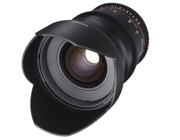 Samyang 24mm T1.5 VDSLR ED AS IF UMC II - Obiettivo grandangolare per Canon con messa a fuoco manuale, apertura T1.5, accessori inclusi