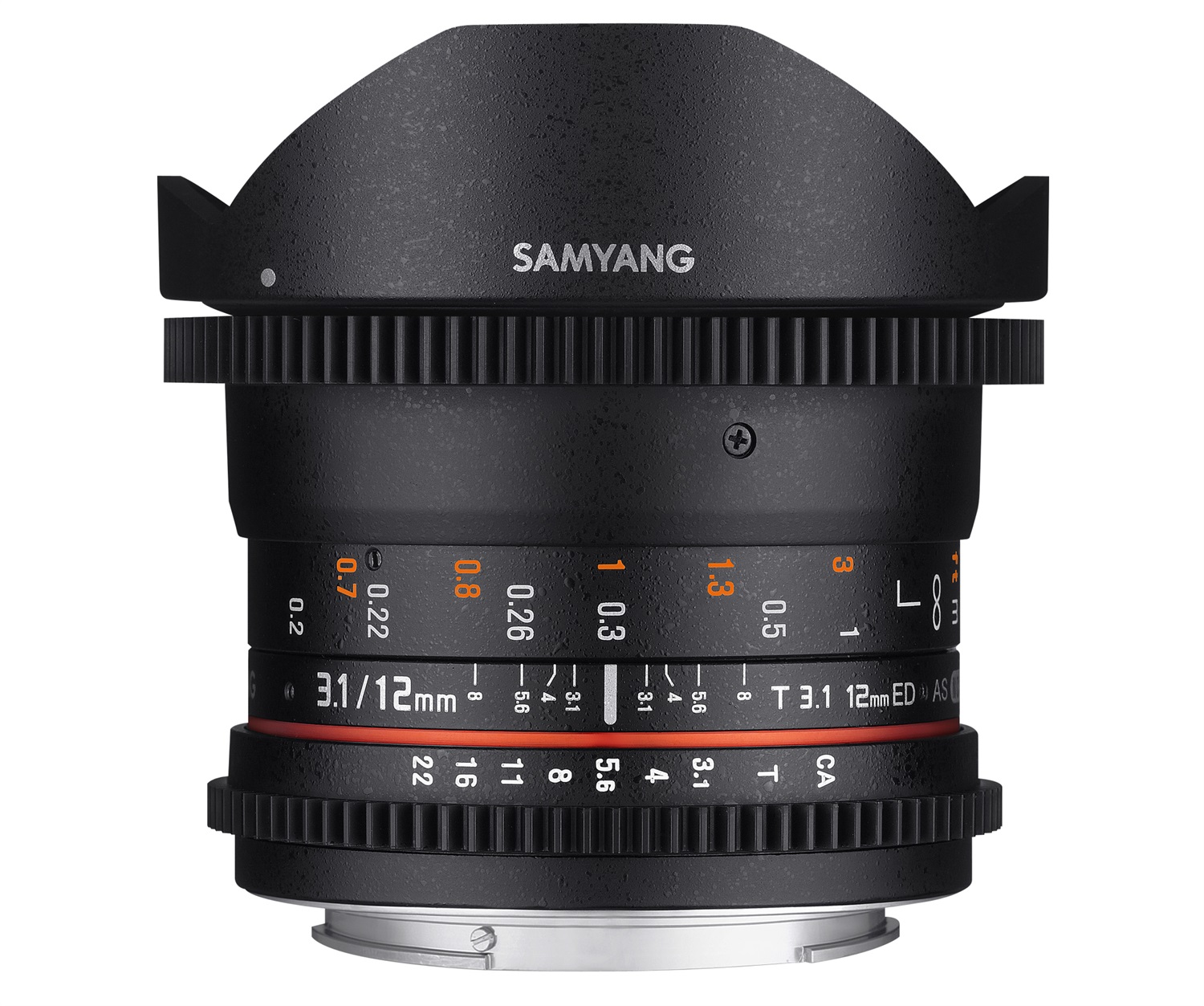 Samyang Obiettivo Fish-eye 12mm T3.1 VDSLR ED AS NCS per Canon e Fuji X - Alta qualità per appassionati e professionisti