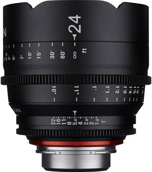 Samyang XEEN 24mm T1.5 Obiettivo per Cinema Sony E - Apertura T1.5, Qualità 4K