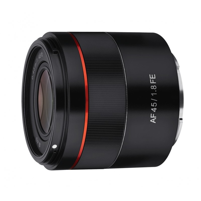 Samyang AF 45mm F1.8 FE - Obiettivo standard Full Frame per Sony E-Mount, messa a fuoco automatica, compatto e leggero